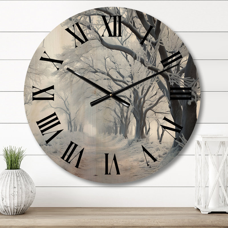 Horloge murale Winter Winter, Moyenne