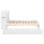 Lit plateforme simple avec tablettes coulissantes, lit gigogne simple et 2 tiroirs-114238908