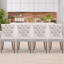 Chaises de salle à manger, chaise de salle à manger rembourrée haut de gamme avec anneau clouté-531111163-511006608-511006698