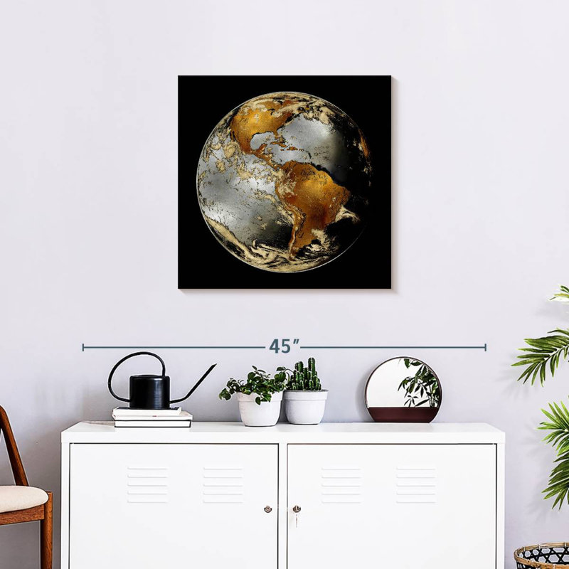 Oberle World Turning II, 24" H x 24" W