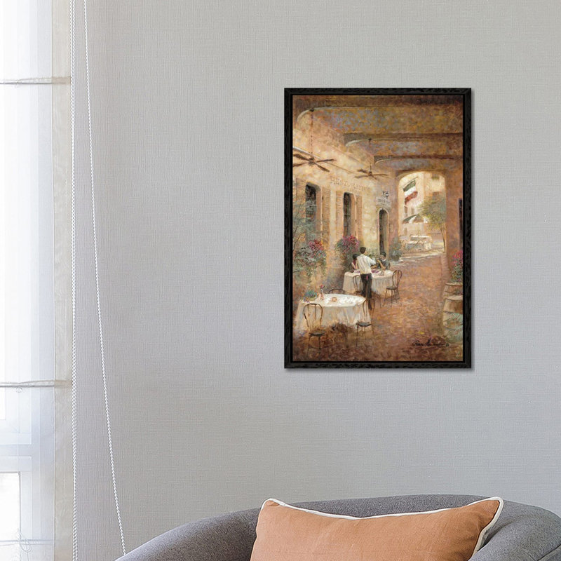 Romantic Hideaway 1 Piece Wall Art on Canvas, 66.04 cm H x 45.72 cm W, Black Framed