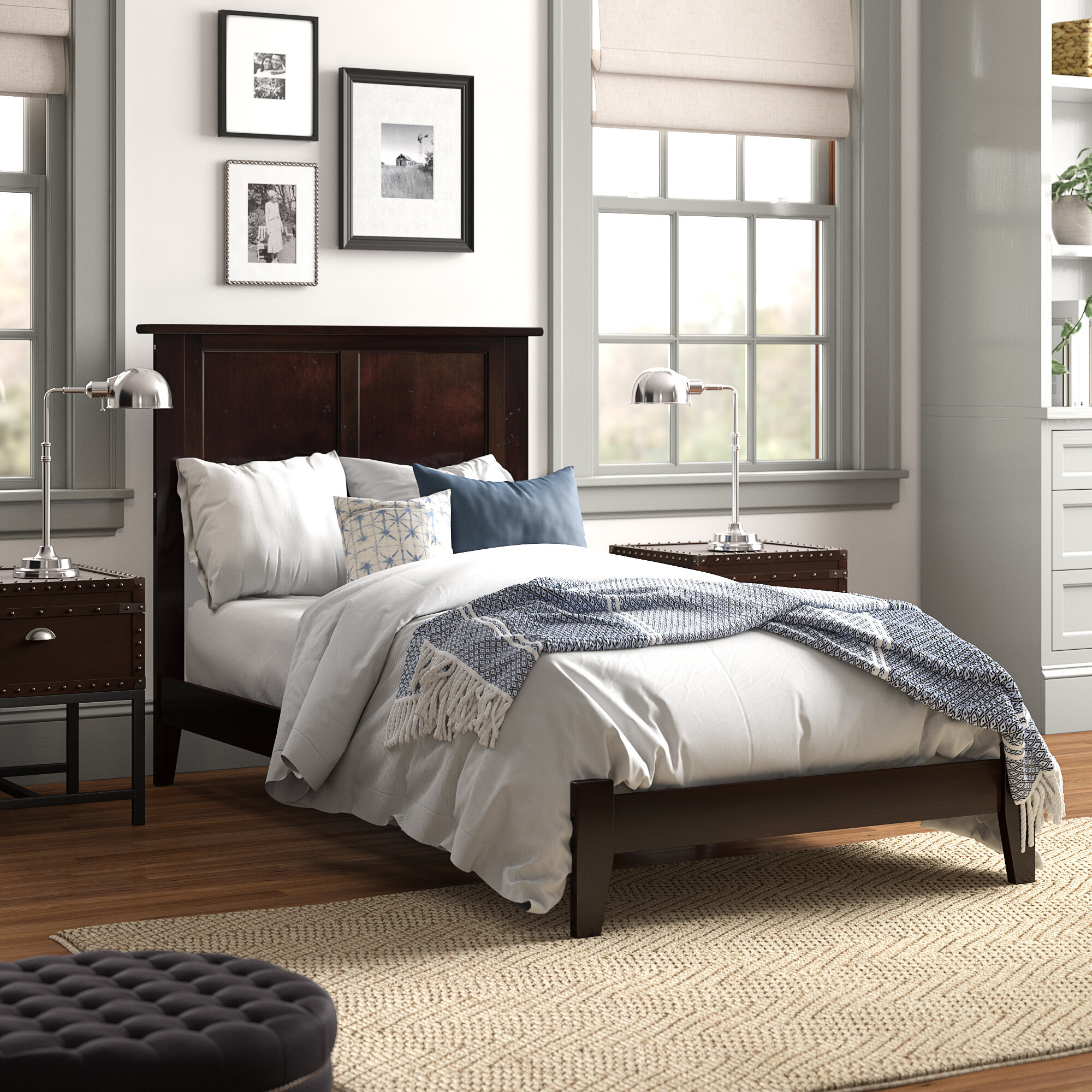 Three Posts™ Troutville Solid Wood Standard Bed & Reviews 