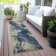 Machine Washable Indoor/Outdoor Xhevrie Navy Rug