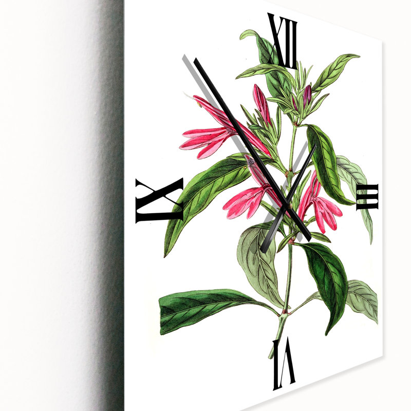 Vintage American Flora VII - Horloge murale traditionnelle, Petit