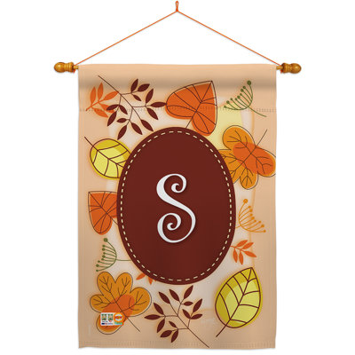 Ensemble de drapeaux en polyester 40 x 28 po Autumn
