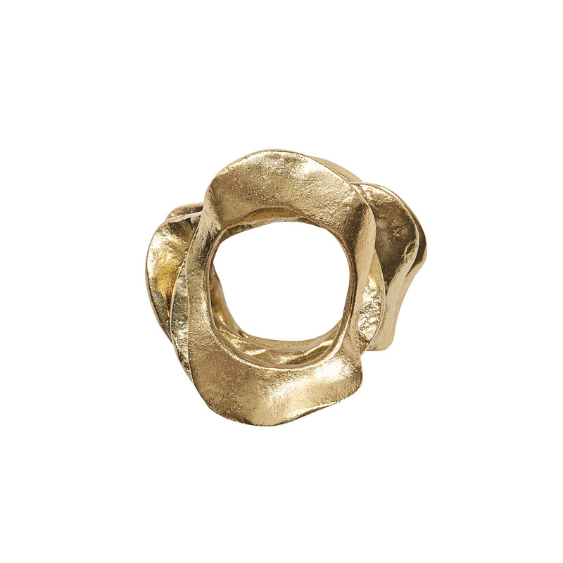 Flux Napkin Ring, Gold