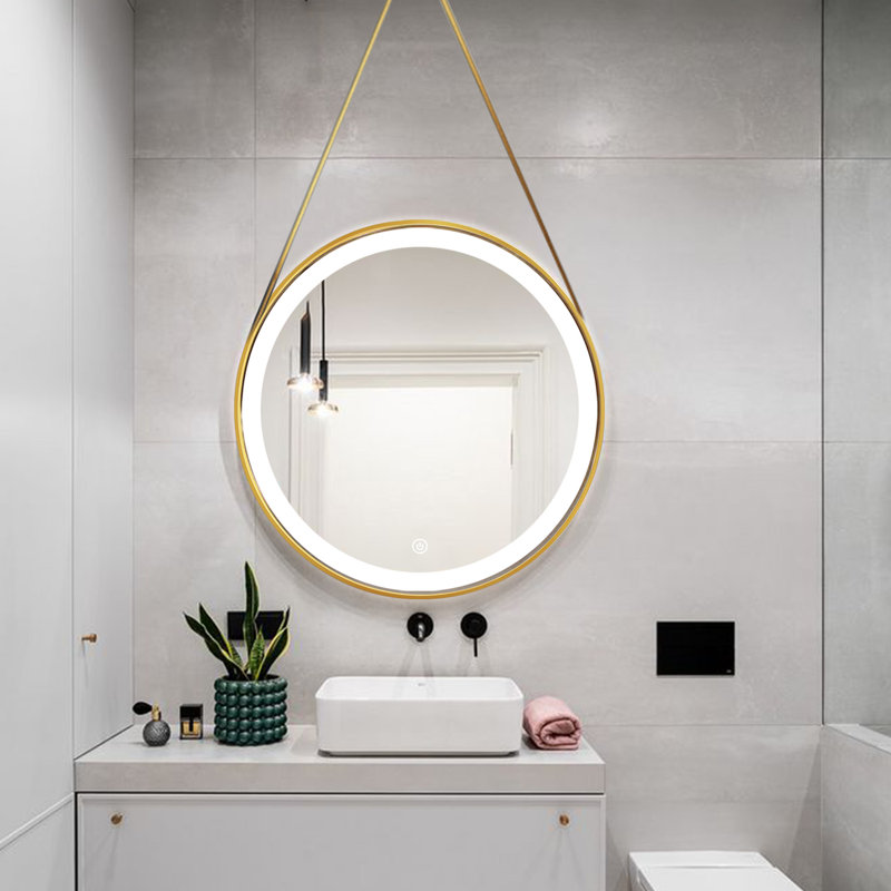 Miroir de salle de bain / meuble-lavabo mural, 32 po x 32 po