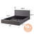 Boryschtsck Upholstered Metal Platform Storage Bed-194142813