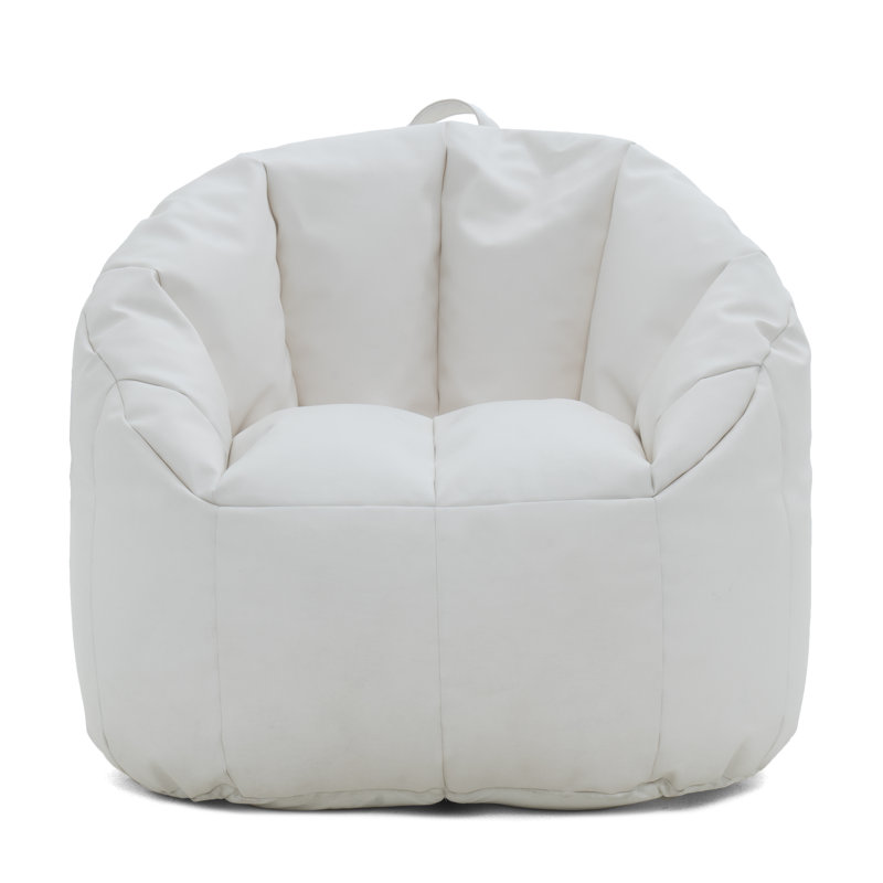 Fauteuil à billes Big Joe Milano, Vinyle blanc