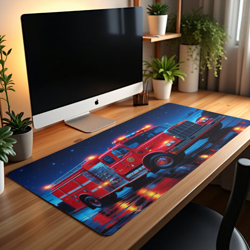 Polyester Desk Pad, 31.5x15.5