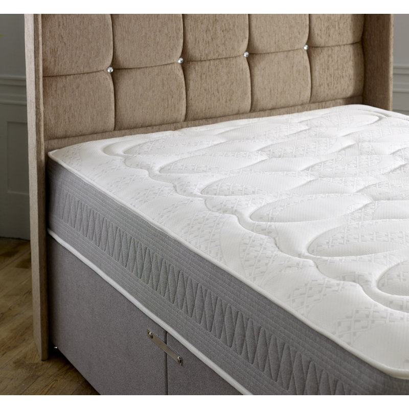 Teasley Symple Stuff Open Coil Mattress, 186 x 90 x 26 cm