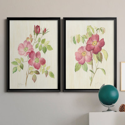 " Dusty Rose I " 2 - Pieces Painting Print