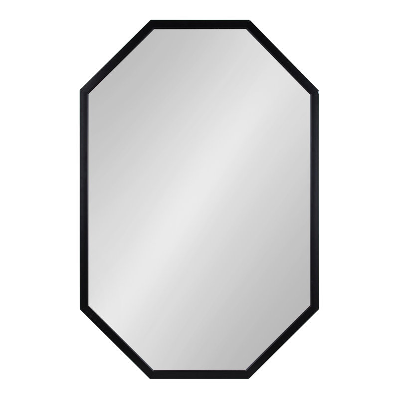 Saleh Flat Mirror, Black