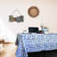 Nappe en coton à motif floral-605359266