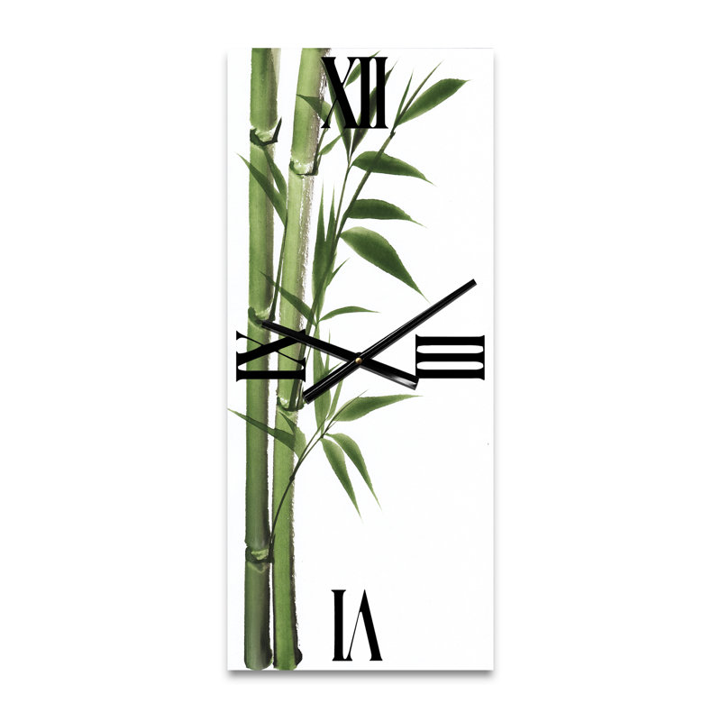 Détail de l'horloge murale Bamboo I, Grand
