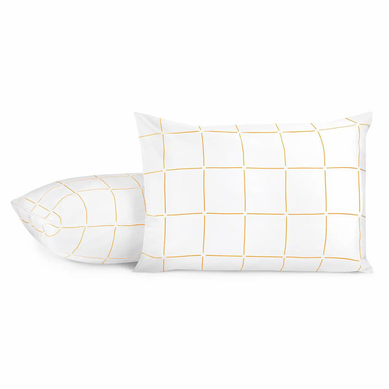 Duvet Cover Set, Tangerine, Queen Duvet Cover + 2 Standard Pillowcases