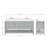 73'' Double Bathroom Vanity with White Quartz Top-80478372-80478373-125308781