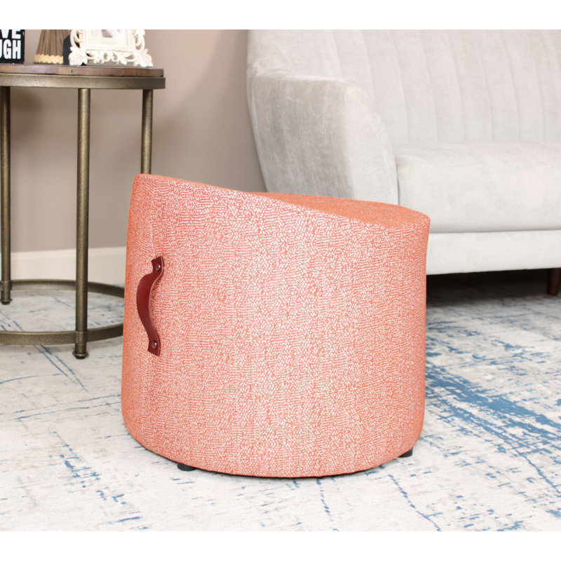 Revêtement en forme de croissant rouge - option de siège élégant, P 19,82 po x l 17,49 po H, l 19,82 lb