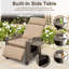 Recliner Patio Chair with Cushions-457597642