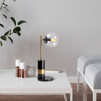 Lampe de table en métal Bono