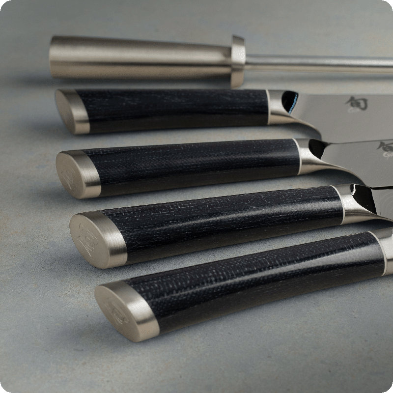 Shun Shiranami 6 Piece Knife Block Set