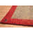 Rustic Elegance: Gabbeh Style Rug 2x4 with Vibrant Red Border