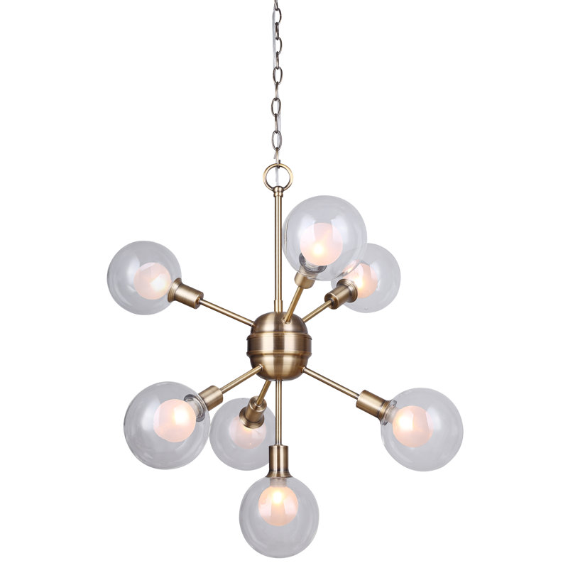 Lustre sphérique spoutnik 7 lumières Zelie