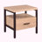 Yawan Oak & Black Finish Accent Table