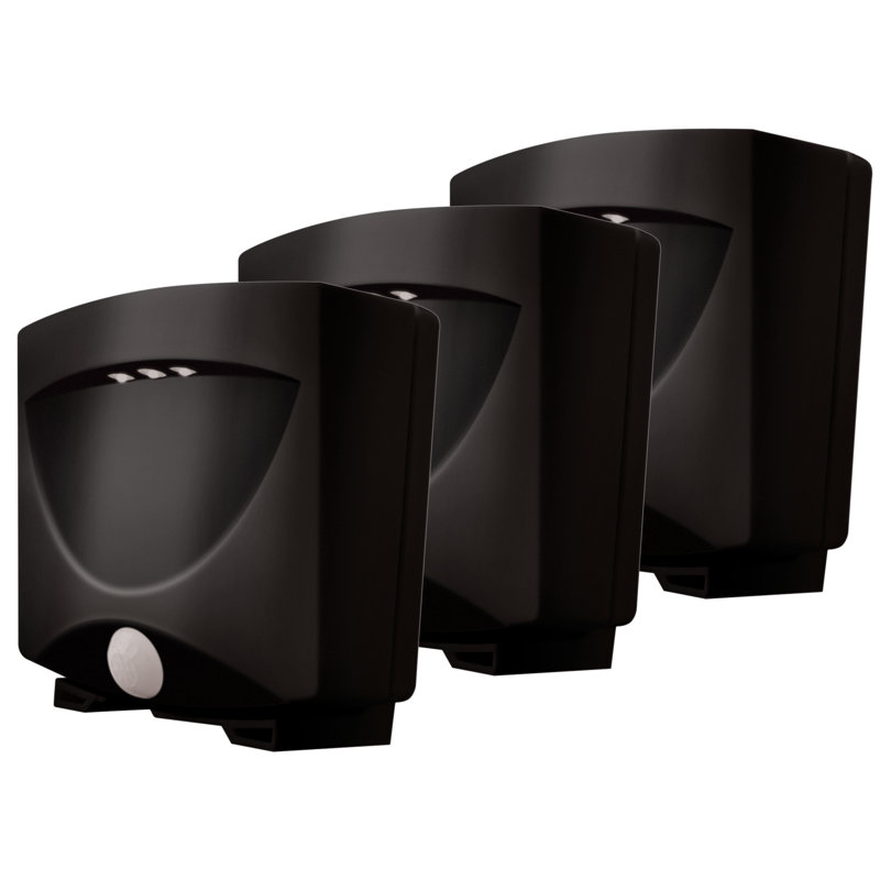 Battery-Powered Motion-Activated Indoor/Outdoor Night Light, Dark Bronze