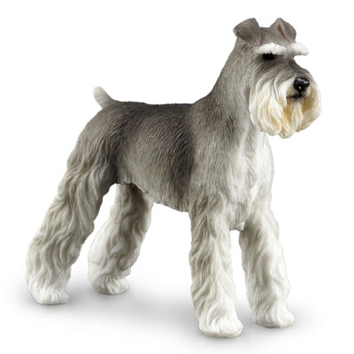 3.94 in L Giant Schnauzer Poly Resin