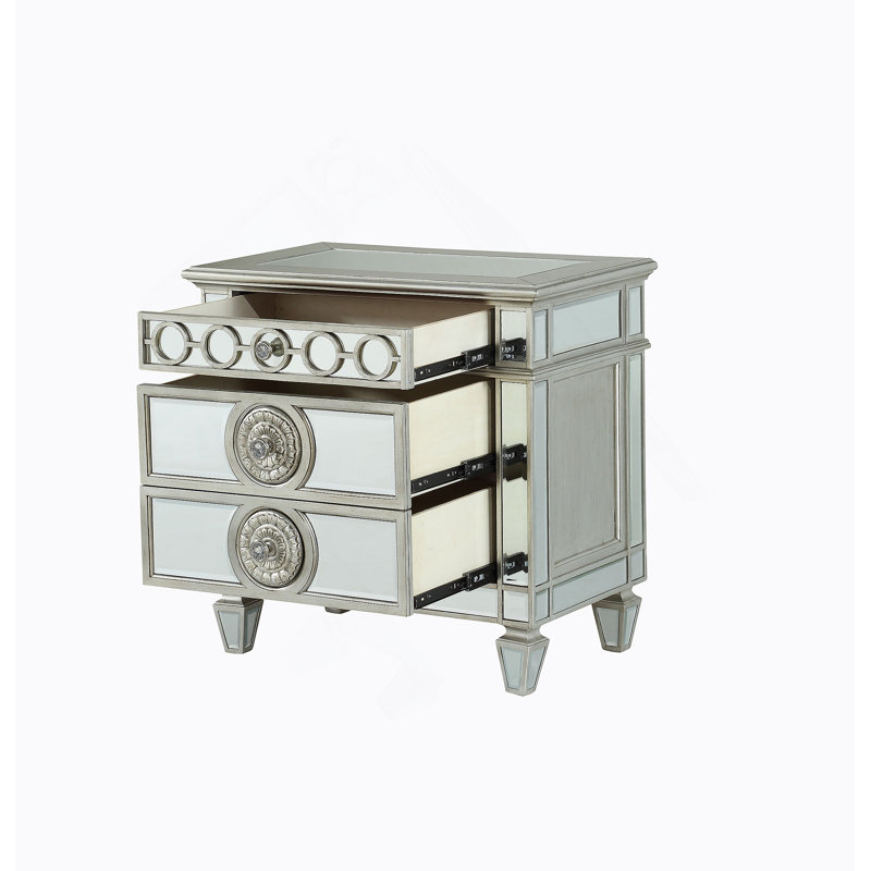 Table de chevet avec miroir Varian