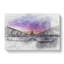 St. Pauls Cathedral in London in Abstract - Wrapped Canvas Drawing - Wrapped Canvas-55339045