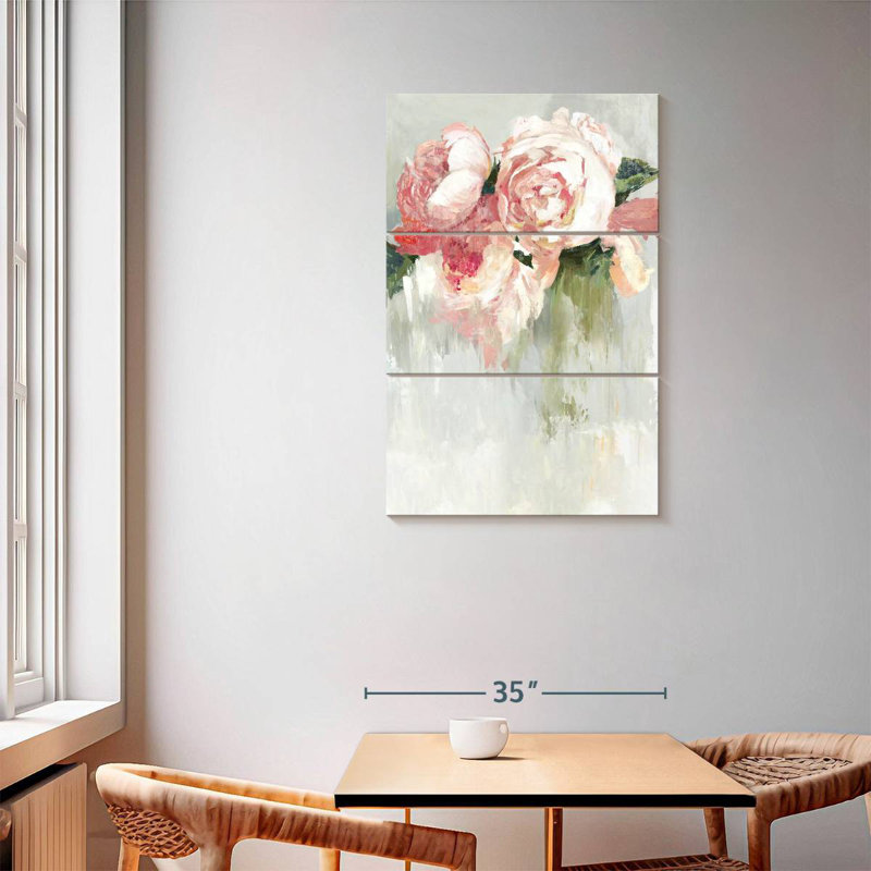 Harnek Rustic Peonies, 57" H x 36" W