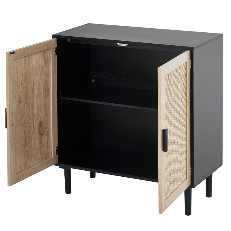 PB Melamine Standard Accent Cabinet, Black