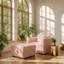 Fauteuil modulaire contemporain avec repose-pieds avec rangement Aurelia