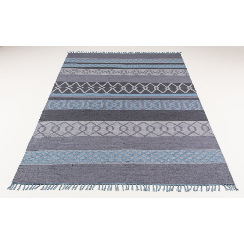 Tulane Geometric Hand Woven Kilim Area Rug, Rectangle 160 x 230cm
