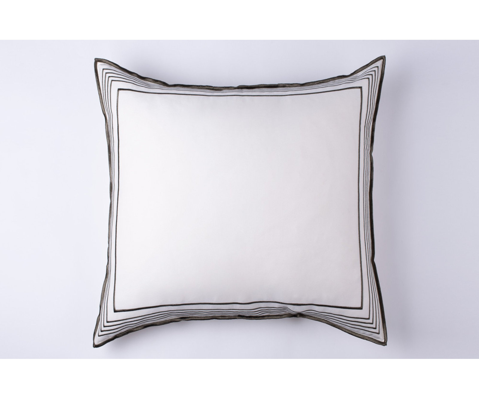 Erlea Cotton Shams, Euro, White/Laurel