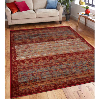 Tapis intérieur rayé 100% polypropylène Ellagh