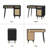 Rautiola Vanity Desk with Drawers and Storage Makeup Vanity Table Home Office Desk