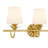 Dorothea 3-Light Gold Leaf Vanity Light
