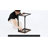 C Shaped End Table With Adjustable Feet,Small Side Table For Couch,Sofa Table With Metal Frame For Living Room,Bedroom,Bedside-1175601667