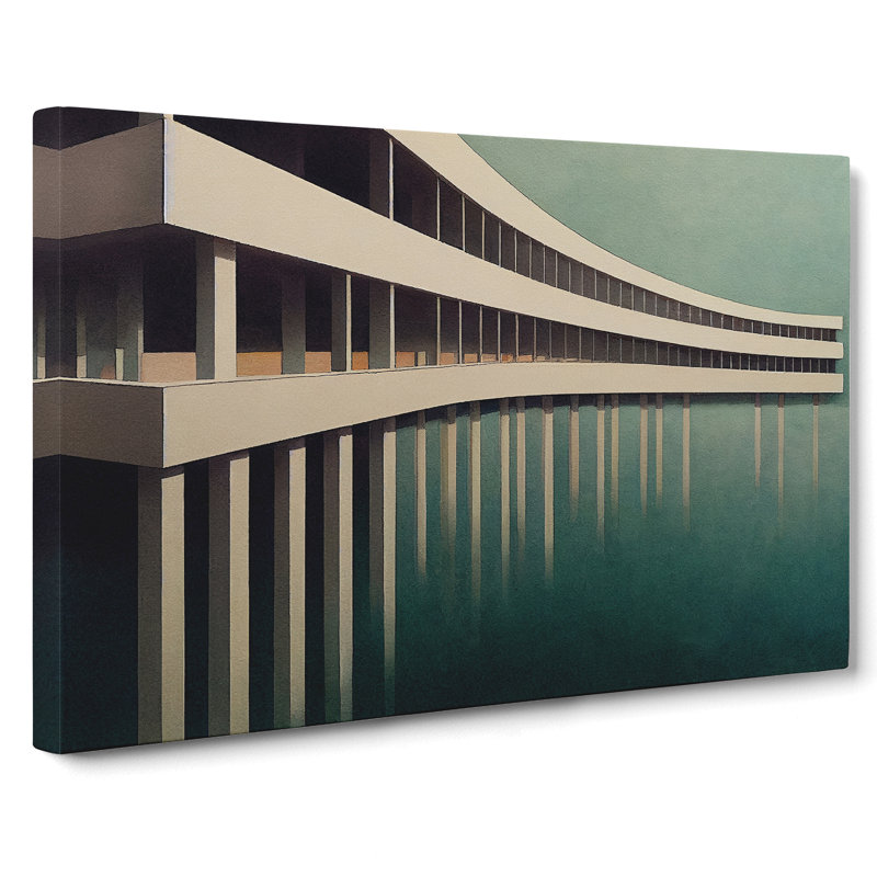 Building Architecture Vol.5 - Wrapped Canvas Print, 50cm H x 76cm W x 3cm D