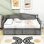 Lit de jour simple Sholto avec 2 tiroirs et lattes-88376551