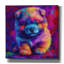  «Woof Chow Chow» par Rich Monet, art mural sur toile, 18 po x 18 po-116776389