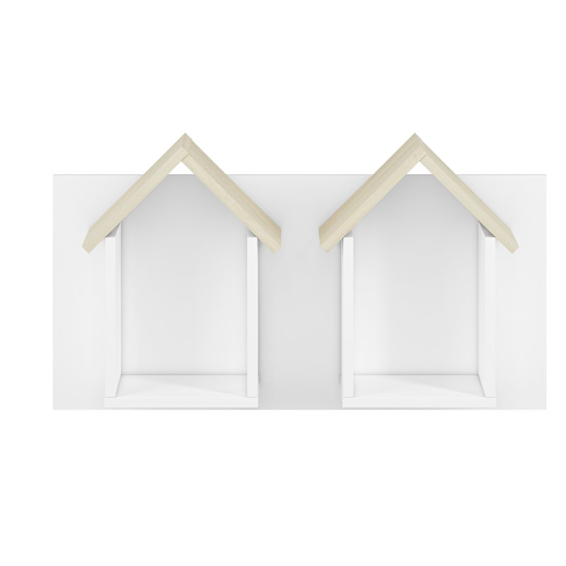 Eliora 2 Piece Triangle Floating Shelf