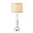 Citronelle 27.5" Resin Table Lamp with Dual USB Ports