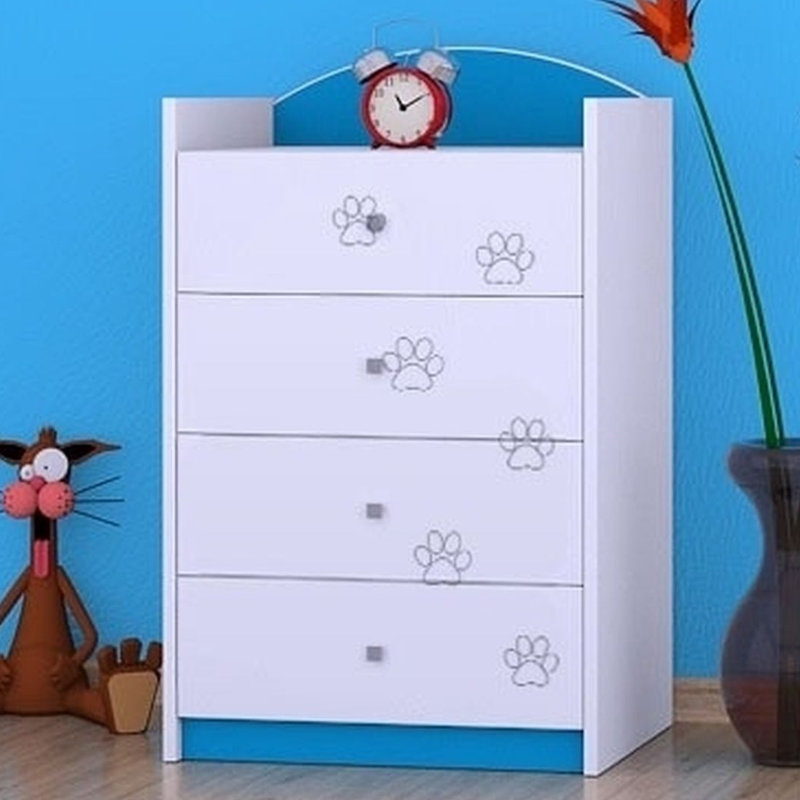 Nolte Kids 4 - Drawer Chest, Blue