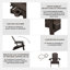 Chaise Adirondack pliante en plastique Tranquilo Depot-70080772