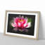 Pink Water Lily Flower Vol.3 - Picture Frame Graphic Art-62804094-62804093