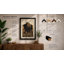 Bison Profile Rustic - Framed Print-1508846775-1508846774